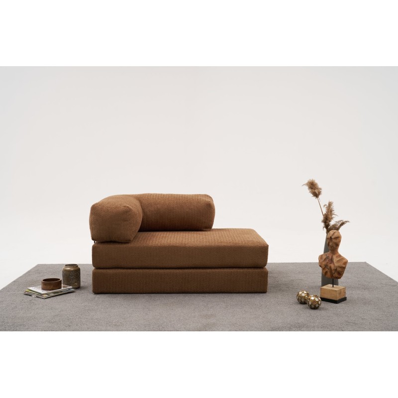 Διθέσιος Καναπές Comfort - Χρώμα Καφέ -140x95x75εκ