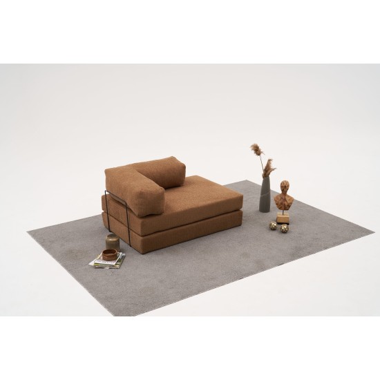 Διθέσιος Καναπές Comfort - Χρώμα Καφέ -140x95x75εκ Διθέσιος Καναπές Comfort - Χρώμα Καφέ -140x95x75εκ