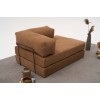Διθέσιος Καναπές Comfort - Χρώμα Καφέ -140x95x75εκ