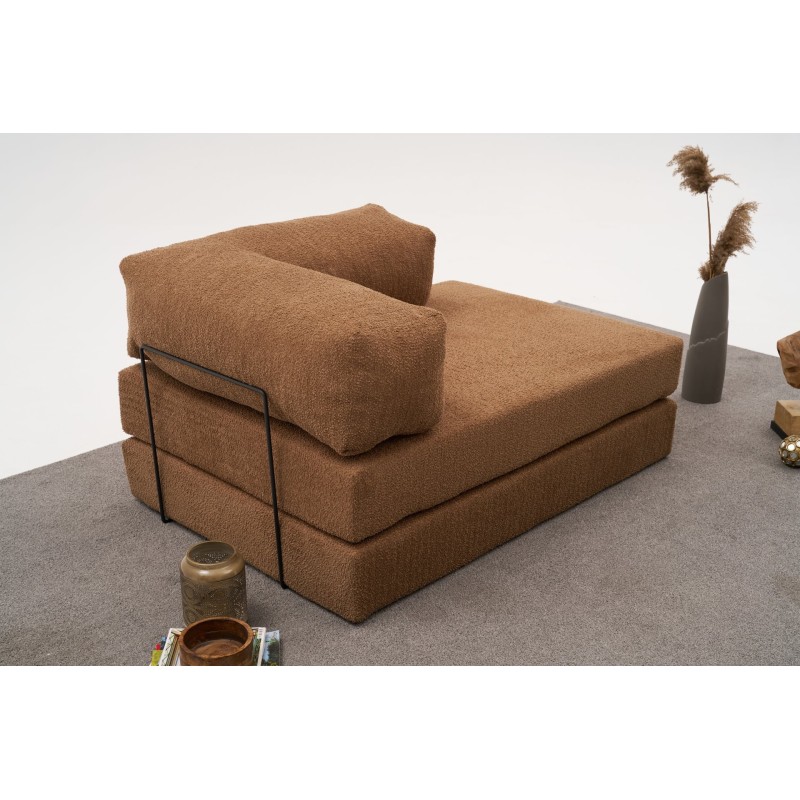 Διθέσιος Καναπές Comfort - Χρώμα Καφέ -140x95x75εκ