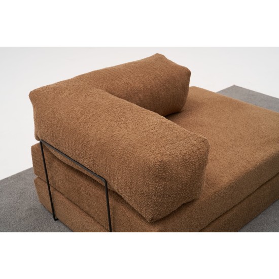 Διθέσιος Καναπές Comfort - Χρώμα Καφέ -140x95x75εκ Διθέσιος Καναπές Comfort - Χρώμα Καφέ -140x95x75εκ