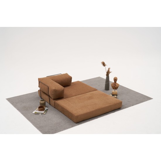 Διθέσιος Καναπές Comfort - Χρώμα Καφέ -140x95x75εκ Διθέσιος Καναπές Comfort - Χρώμα Καφέ -140x95x75εκ