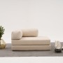 Διθέσιος Καναπές Comfort - Χρώμα Cream -140x95x75εκ