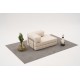Διθέσιος Καναπές Comfort - Χρώμα Cream -140x95x75εκ Διθέσιος Καναπές Comfort - Χρώμα Cream -140x95x75εκ