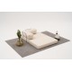 Διθέσιος Καναπές Comfort - Χρώμα Cream -140x95x75εκ Διθέσιος Καναπές Comfort - Χρώμα Cream -140x95x75εκ