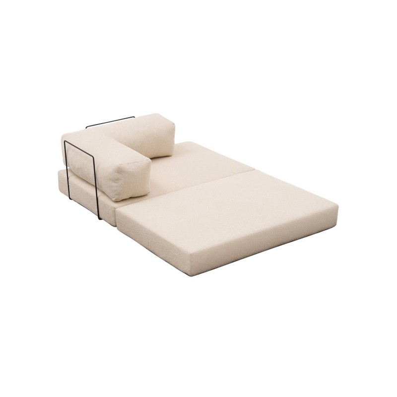 Διθέσιος Καναπές Comfort - Χρώμα Cream -140x95x75εκ