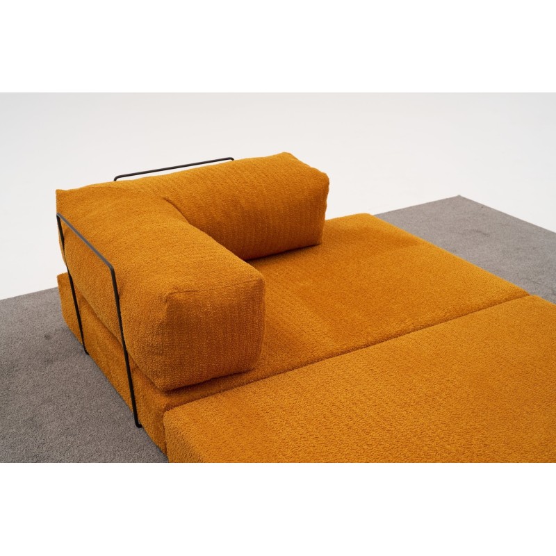 Διθέσιος Καναπές Comfort - Χρώμα Πορτοκαλί -140x95x75εκ