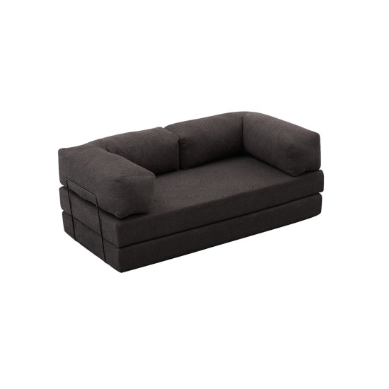 Τριθέσιος Καναπές Comfort - Χρώμα Ανθρακί - 190x95x75εκ