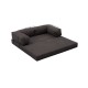 Τριθέσιος Καναπές Comfort - Χρώμα Ανθρακί - 190x95x75εκ
