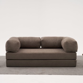 Τριθέσιος Καναπές Comfort - Χρώμα Γκρι - 190x95x75εκ