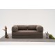 Τριθέσιος Καναπές Comfort - Χρώμα Γκρι - 190x95x75εκ