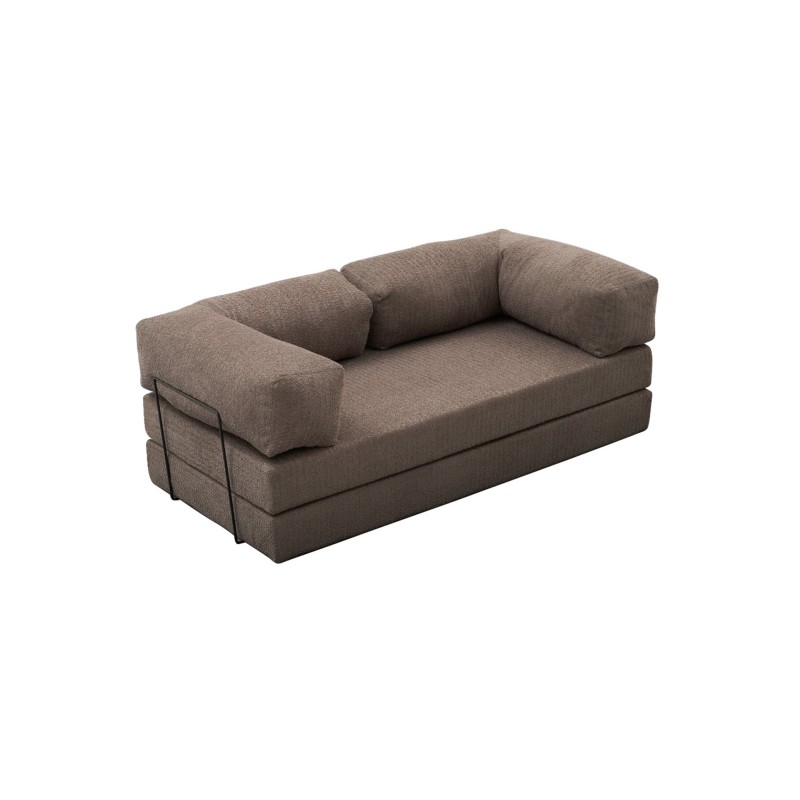 Τριθέσιος Καναπές Comfort - Χρώμα Γκρι - 190x95x75εκ