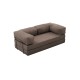 Τριθέσιος Καναπές Comfort - Χρώμα Γκρι - 190x95x75εκ