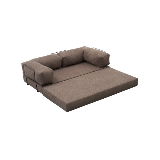 Τριθέσιος Καναπές Comfort - Χρώμα Γκρι - 190x95x75εκ