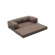 Τριθέσιος Καναπές Comfort - Χρώμα Γκρι - 190x95x75εκ