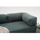 Τριθέσιος Καναπές Comfort - Χρώμα Πράσινο - 190x95x75εκ