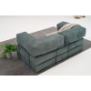 Τριθέσιος Καναπές Comfort - Χρώμα Πράσινο - 190x95x75εκ