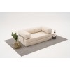 Τριθέσιος Καναπές Comfort - Χρώμα Cream - 190x95x75εκ
