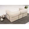 Τριθέσιος Καναπές Comfort - Χρώμα Cream - 190x95x75εκ