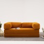 Τριθέσιος Καναπές Comfort - Χρώμα Πορτοκαλί - 190x95x75εκ