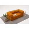 Τριθέσιος Καναπές Comfort - Χρώμα Πορτοκαλί - 190x95x75εκ