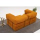 Τριθέσιος Καναπές Comfort - Χρώμα Πορτοκαλί - 190x95x75εκ