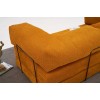 Τριθέσιος Καναπές Comfort - Χρώμα Πορτοκαλί - 190x95x75εκ