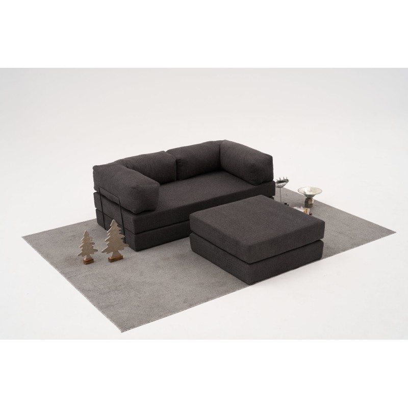 Corner Sofa Comfort Mini - Anthracite Anthracite