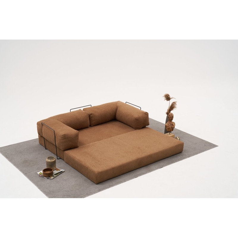 Corner Sofa Comfort Mini - Brown Brown