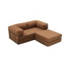 Corner Sofa Comfort Mini - Brown Brown