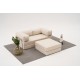 Corner Sofa Comfort Mini - Cream Cream