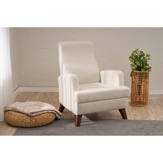 1-Seat Sofa Aly Arzilla - Cream Cream 1-Seat Sofa Aly Arzilla - Cream Cream