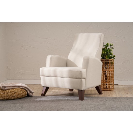 1-Seat Sofa Aly Arzilla - Cream Cream 1-Seat Sofa Aly Arzilla - Cream Cream