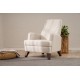 1-Seat Sofa Aly Arzilla - Cream Cream 1-Seat Sofa Aly Arzilla - Cream Cream