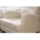 1-Seat Sofa Aly Arzilla - Cream Cream 1-Seat Sofa Aly Arzilla - Cream Cream