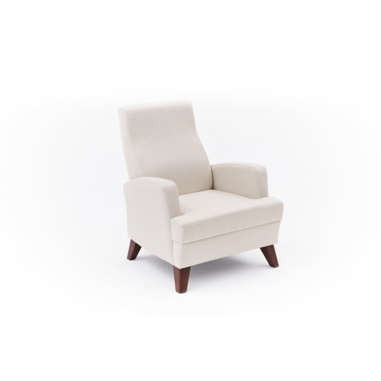 1-Seat Sofa Aly Arzilla - Cream Cream 1-Seat Sofa Aly Arzilla - Cream Cream