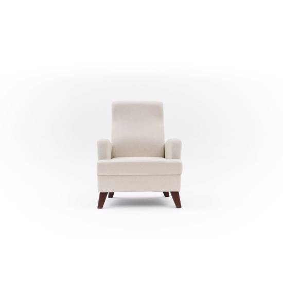 1-Seat Sofa Aly Arzilla - Cream Cream 1-Seat Sofa Aly Arzilla - Cream Cream