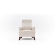 1-Seat Sofa Aly Arzilla - Cream Cream 1-Seat Sofa Aly Arzilla - Cream Cream
