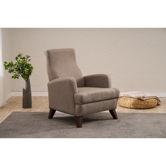1-Seat Sofa Aly Arzilla - Brown Brown 1-Seat Sofa Aly Arzilla - Brown Brown