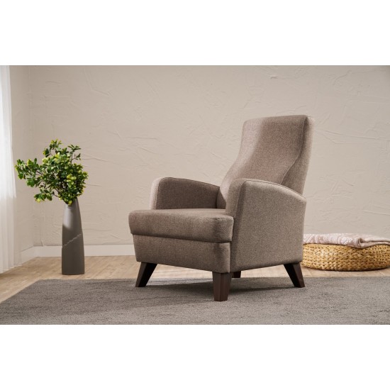 1-Seat Sofa Aly Arzilla - Brown Brown 1-Seat Sofa Aly Arzilla - Brown Brown