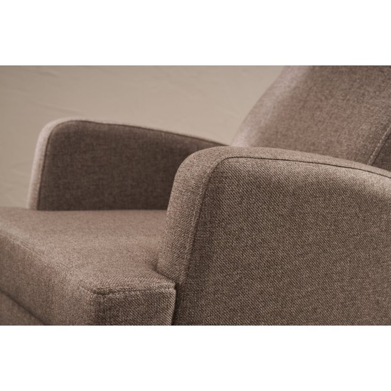 1-Seat Sofa Aly Arzilla - Brown Brown 1-Seat Sofa Aly Arzilla - Brown Brown