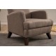 1-Seat Sofa Aly Arzilla - Brown Brown 1-Seat Sofa Aly Arzilla - Brown Brown