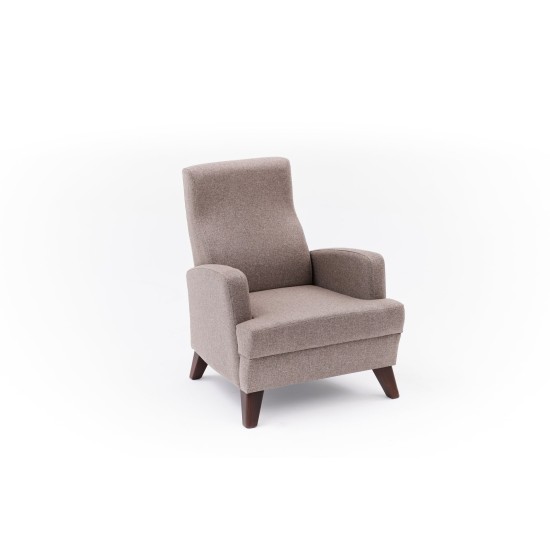 1-Seat Sofa Aly Arzilla - Brown Brown 1-Seat Sofa Aly Arzilla - Brown Brown