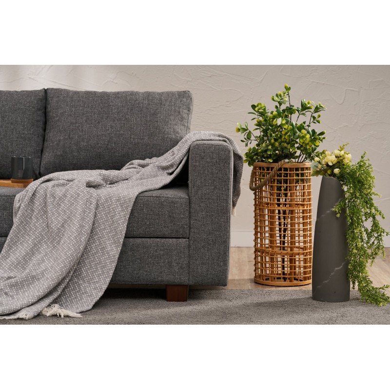 3-Seat Sofa-Bed Aly - Grey Grey