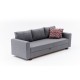 3-Seat Sofa-Bed Aly - Grey Grey 3-Seat Sofa-Bed Aly - Grey Grey