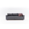 3-Seat Sofa-Bed Aly - Grey Grey