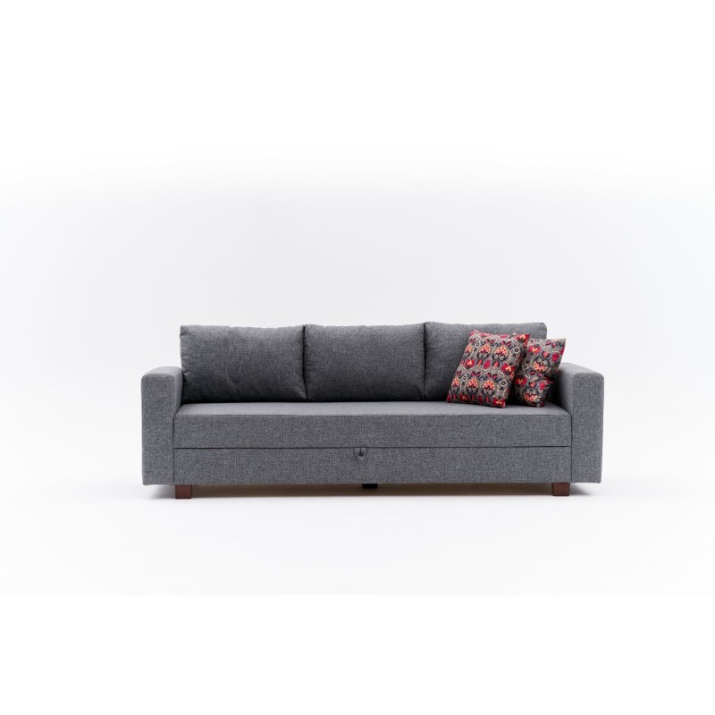 3-Seat Sofa-Bed Aly - Grey Grey