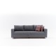 3-Seat Sofa-Bed Aly - Grey Grey 3-Seat Sofa-Bed Aly - Grey Grey