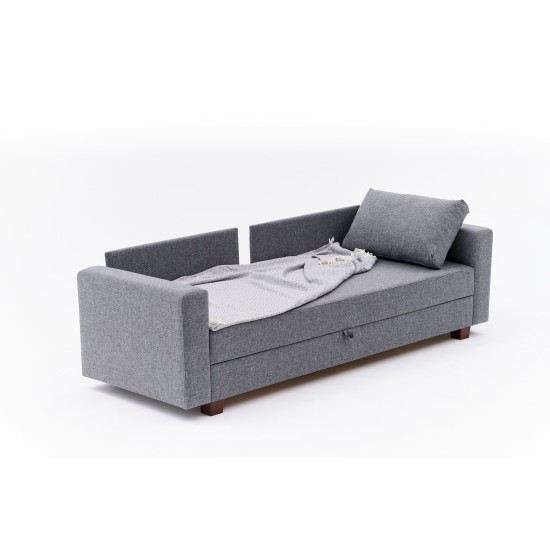 3-Seat Sofa-Bed Aly - Grey Grey 3-Seat Sofa-Bed Aly - Grey Grey