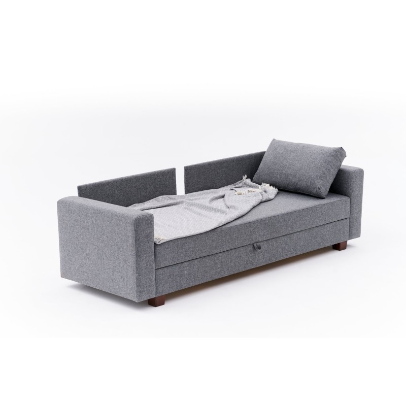 3-Seat Sofa-Bed Aly - Grey Grey